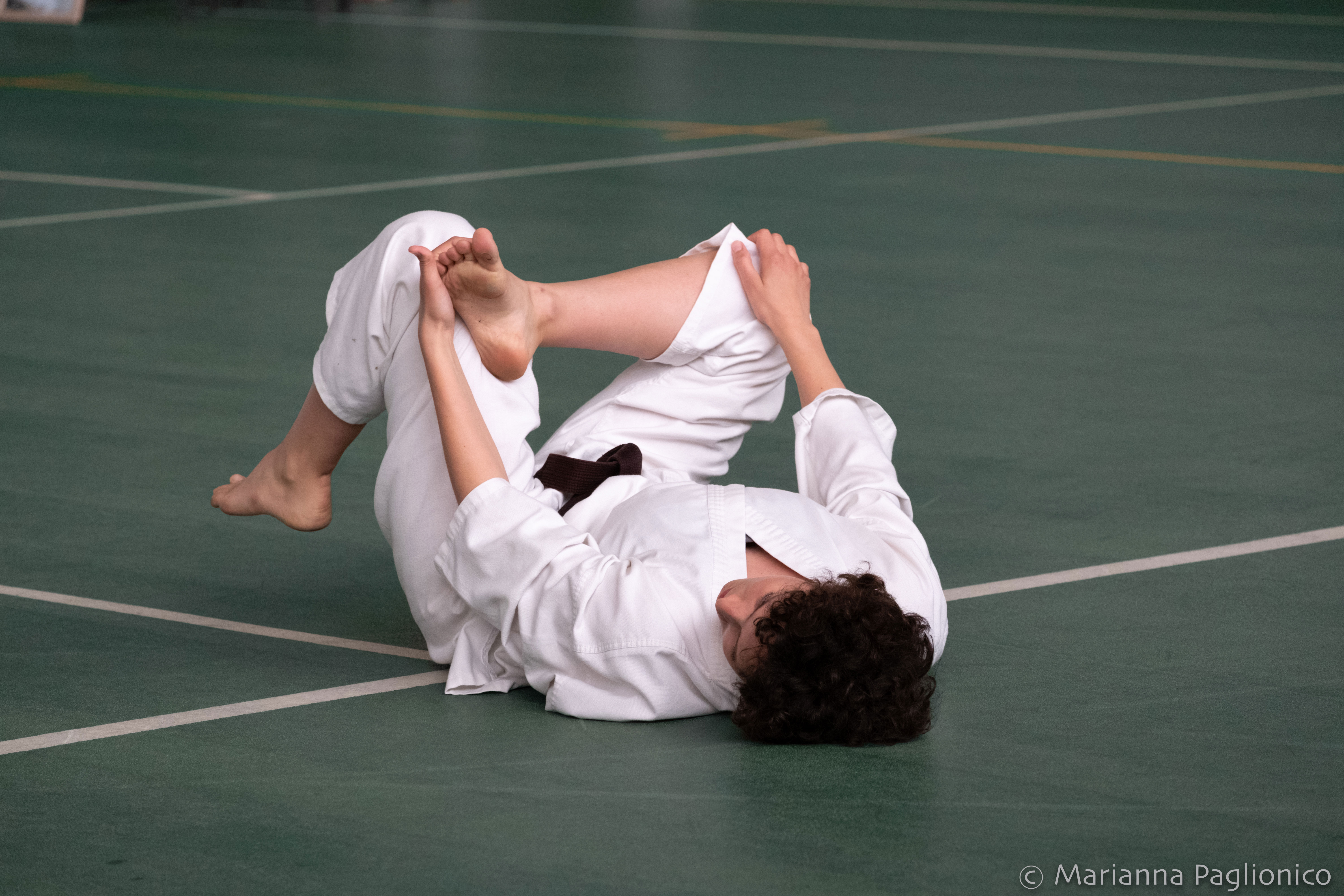 stretching