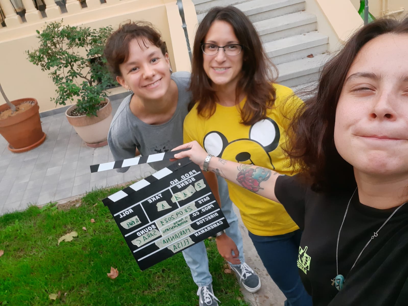 foto backstage Gutta Cavat Lapidem